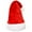 Red, variant on Classic Red Santa Hat Short Christmas Cap, Soft Velvet Holiday Party Decoration for Adults and Teens, Festive Costume Accessory for Winter Celebration and Dress Up,Red
