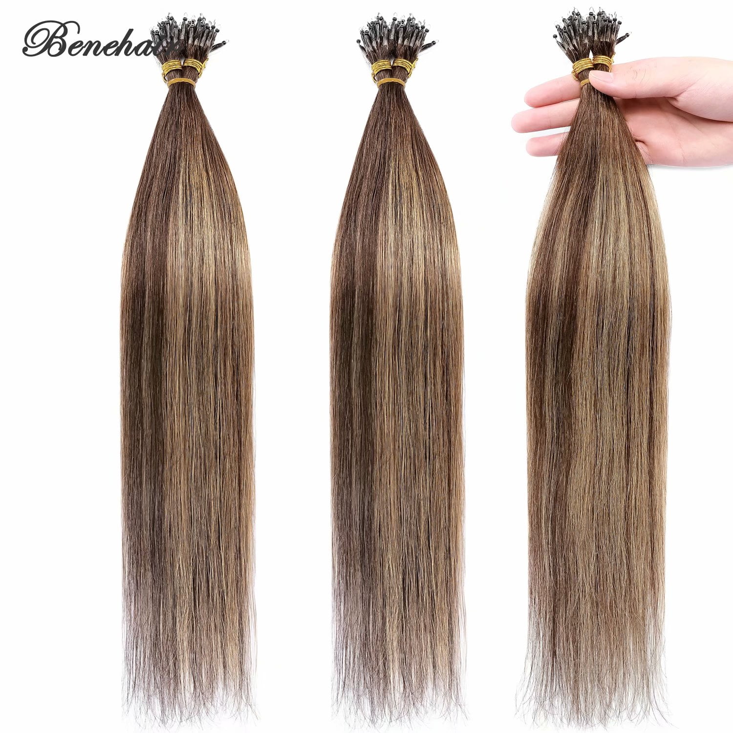 22 Inch Human Hair I-Tip Extensions 50g Microlink Remy Hair Amazon.com : I Tip Human Hair Extensions 22Inch Pre Bonded  main image 3