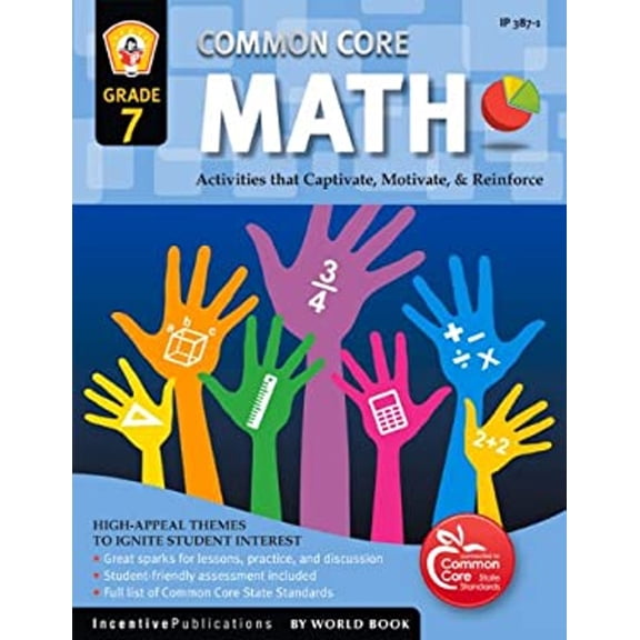 Pre-Owned Common Core Math Grade 7: Activities That Captivate, Motivate, & Reinforce (Paperback) 1629502375 9781629502373