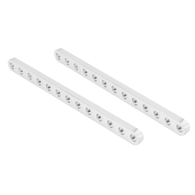 Ymiko Pièce de Structure Robotique Poutre Plate de Remplacement, 1 Paire de Poutre Plate 13 Trous 4 x 8 x 104mm 310200090104 Accessoire de Pièce de Structure Robotique
