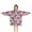 White Butterfly Red, variant on Purple Butterfly Rose Pattern Blanket Hoodies for Kids 6-13YR Oversize Wearable Blanket Hoodies for Boys Girls Teens