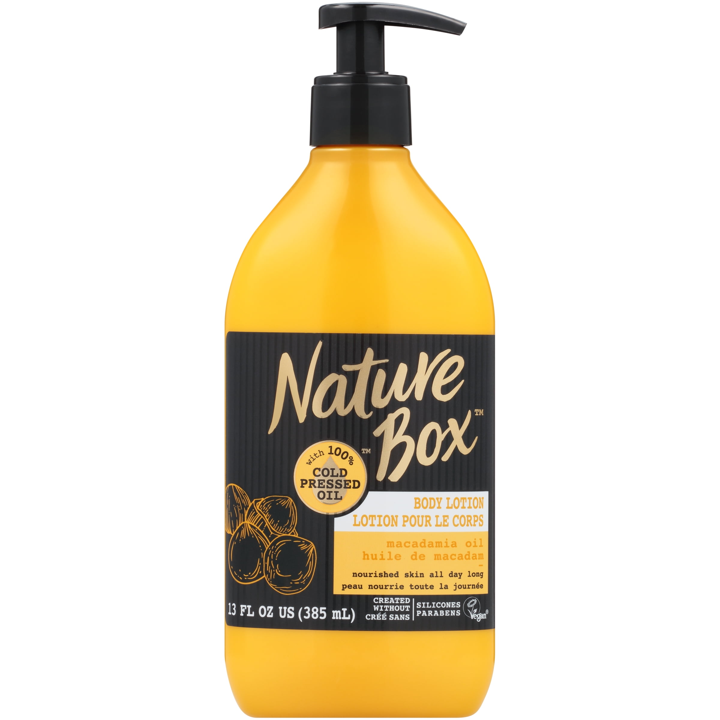 Nature Box Body Lotion for Nourished Skin, with 100 Cold Pressed