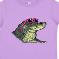 thumbnail image 4 of Inktastic Sunny Gator in Pink Sunglasses Boys or Girls Toddler T-Shirt, 4 of 5