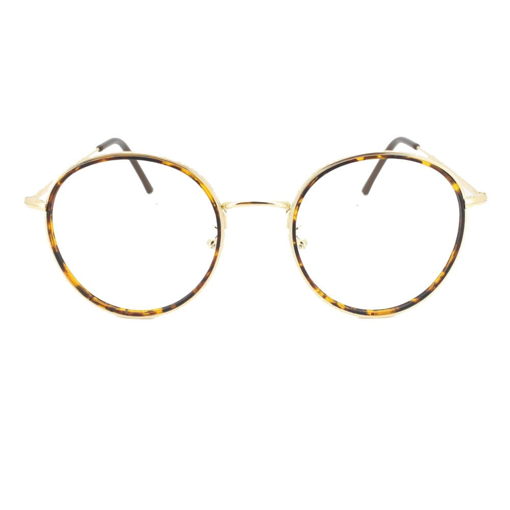 round tortoise shell prescription glasses