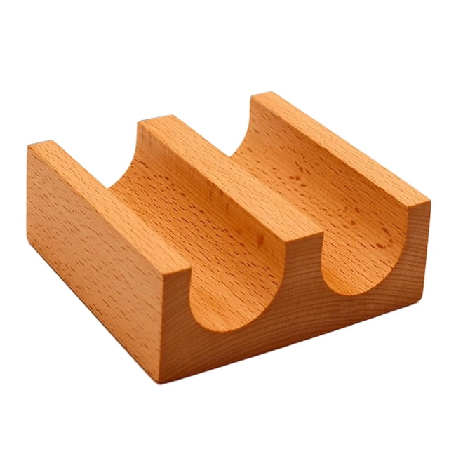 Soporte de madera para sushi, soporte para rollos de sushi, decoración, expositor de tacos 2 cuadrícula