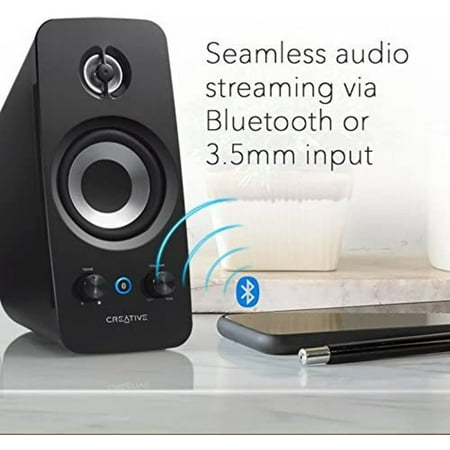 Creative - Inspire T15 2.0 Bluetooth Speaker System (2-Piece) - Multi