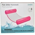 thumbnail image 5 of CocoNut Float: Pink Glitter Hammock Pool Lounger - 49" x 30" Inflatable Drifter, Exercise Saddle & Relaxation Chair, 5 of 9