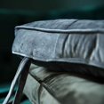 thumbnail image 3 of Nvzi Soft Velvet Chair Pads with Ties Comfy Solid Seat Cushion for Dining Chairs, Office Chairs, Hardwood Floors (Silver Grey, 16x16), 3 of 5