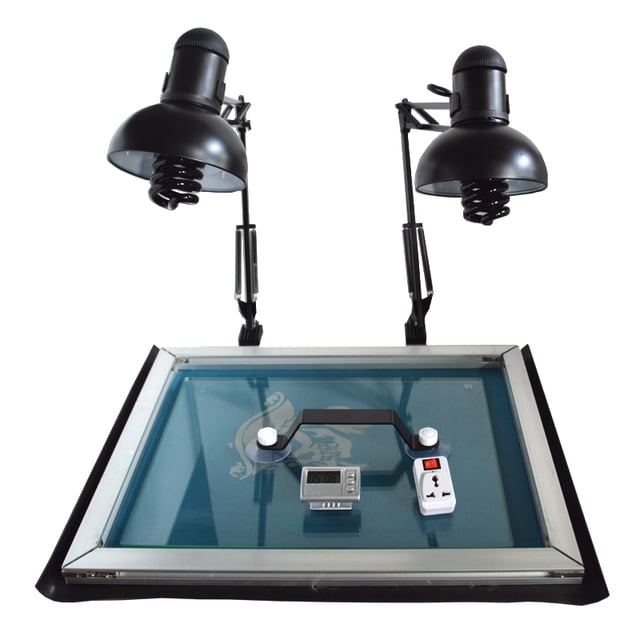 INTBUYING 110V UV Exposure Unit Equipment for Silk Screen Printing Simple Type Stencil Ink-Jet Making Plate Light