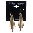 thumbnail image 2 of Glitter Sparkle Dangle-Earrings Gold-Tone & Silver-Tone Colored #LQE3719, 2 of 2