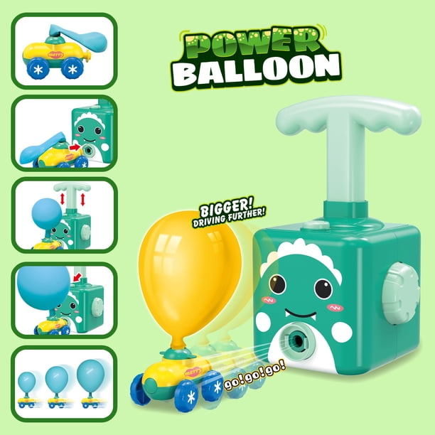 Navidad niños bola de poder inercial coche ciencia experimento juguete rompecabezas divertido coche de poder inercial bola chico regalo Wmkox8yii shdjk1719