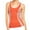 Orange/White, variant on Women's Sports Design Tank Top Free Size, Aqua/Lemon