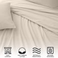 thumbnail image 4 of Great Bay Home Heavyweight Flannel Sheet Set - 100% Turkish Cotton - Double Brushed - King, Solid - Taupe, 4 of 6