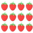 thumbnail image 2 of Juguetes Invietos de la Bola de Masa de Fresa, Juguete de Estrés de Fresa Duradero 12 Pezas Realistas para El Alivio del Estrés para Los Estudiantes, 2 of 7