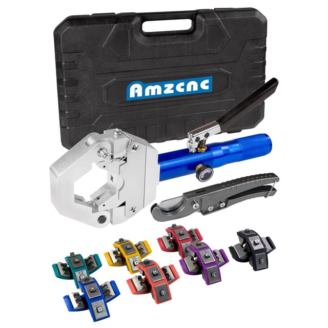 Kit engarzador de mangueras hidráulicas de A/C AMZCNC 71500 portátil