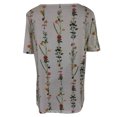 thumbnail image 5 of Fridja T-shirt à Manches Courtes Ample Col en V Imprimé Rétro à Fermeture Éclair pour Femmes Été, 5 of 5