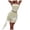 White, variant on Womens Retro Bikini Set 3 Pieces Sunflowers Printed Crisscross High Waist Tummy Control Vintage Tankini Bathing Suit (White, M)