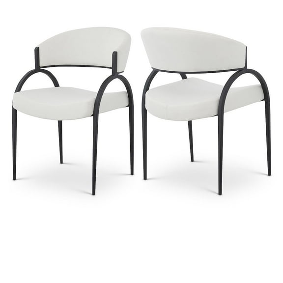 Meridian Furniture Privet Cream Dining Chair (Set of 2)