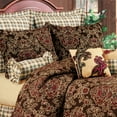 thumbnail image 2 of Rustic Damask Full/Queen Size 100% Cotton Bedding Quilt, 2 of 3