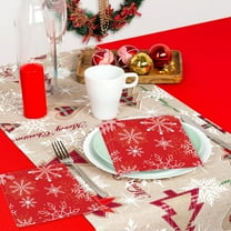 Uutvery 25 Pcs Disposable Paper Trays,Christmas Paper Plates, Xmas Party Supplies Snowflakes Square Plates,Christmas Winter Theme Snowflake Decor Tableware for Xmas Holiday Party Decor