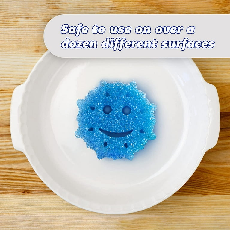 Scrub Daddy Holiday- Winter Shapes - 3 ct. Non Scratch Scrubbers, Odor  Resistant, Temperature Controlled, Soft in Warm Water, Firm in Cold,  Dishwasher Safe 