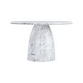 thumbnail image 5 of Meridian Furniture Cosenza White 48.5" Indoor/Outdoor Concrete Dining Table, 5 of 6