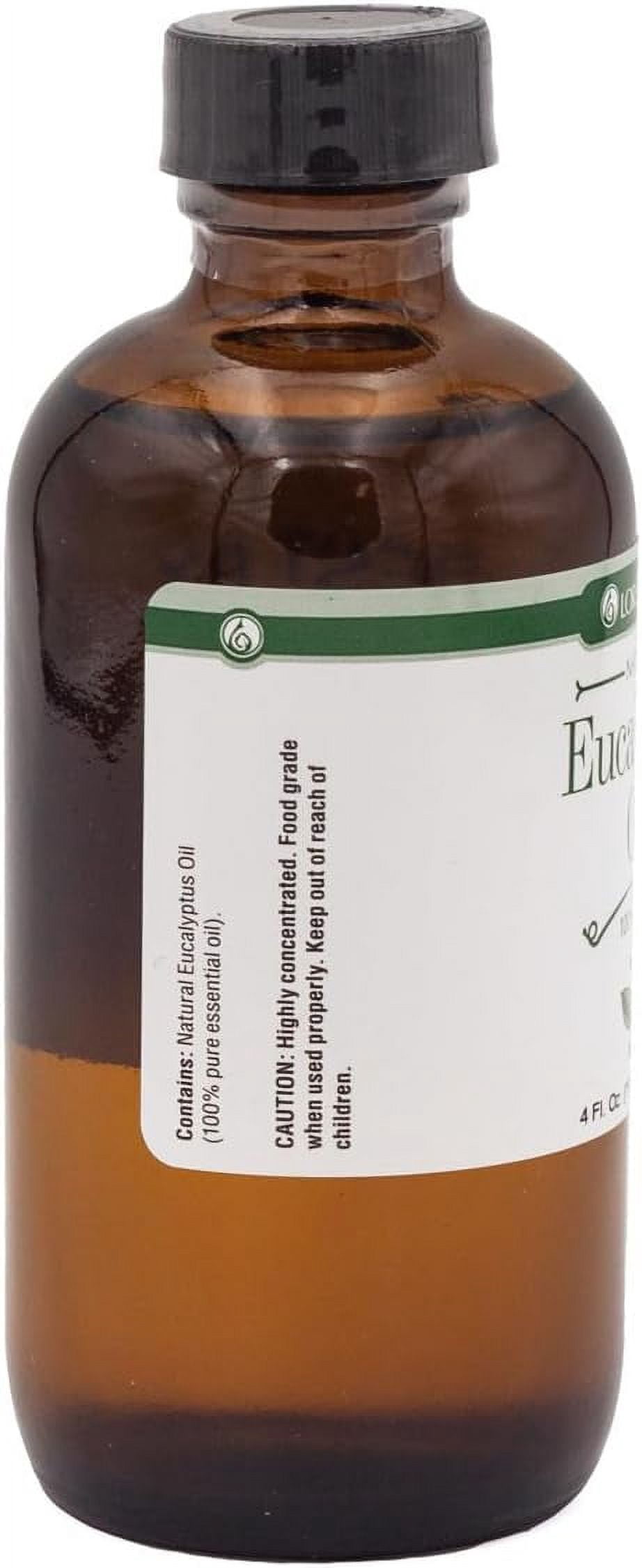 LorAnn Oils Eucalyptus Natural Food Grade Essential Oil 4 oz. Bottle, Baking and Flavoring - Kosher