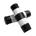 thumbnail image 2 of Puños de manillar de motocicleta cómodos para manillares de 1 pulgada, accesorios de motocicleta premium de TPU, antideslizantes, de fácil instalación Blanco y negro, 2 of 8