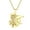 Gold, variant on Aztec Eagle Warrior Stainless Steel Pendant Party Necklace