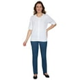 thumbnail image 3 of Turtle Bay New York Women's Button Front Cardigan with a Unique Elbow Cuff Style, 3 of 3