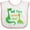 White and Pink, variant on Inktastic My Yaya Loves Me Grandson Dinosaur Boys Baby Bib