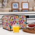 thumbnail image 6 of Fotbe Cute Doodles for Four Slice Toaster Cover, Fingerprint Protector, Super Soft Appliance Cover And Dust Cover,Bread Dust Cover & Fingerprint Protection, 6 of 7