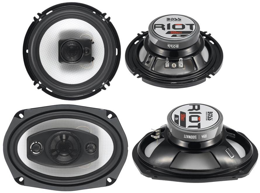 NEW BOSS CH6530 6.5" 3 Way300w 6x9" CH6930 350W Car Coaxial Speakers Package 