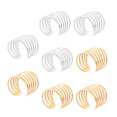 thumbnail image 4 of KAKOWELY 8 anillos de metal para servilletas, soporte para servilletas, adorno decorativo para mesa de comedor, 4 of 4