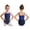 Dark Blue, variant on Rhythmic Gymnastics Leotard for Girls Sleeveless Rhinestones Color Block Dance Bodysuit for Performance Blue Green 6