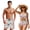 Cherry, variant on Couples Bathing Suits Matching Set Pineapple Swimsuits for Women High Waisted Bathing Suit Men's Board Shorts Tummy Control Swimsuit Couples Matching Swimsuits Woman M