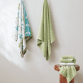 thumbnail image 2 of Modern Threads Organic Vines 6-Piece Cotton Adult Bath Towel Set, Sage, 2 of 7