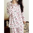 thumbnail image 4 of Pijama de Hello Kitty estilo japonés estilo Instagram, pantalones de manga larga para mujer, ropa de casa para estudiantes con dibujos animados de primavera y otoño, 4 of 5