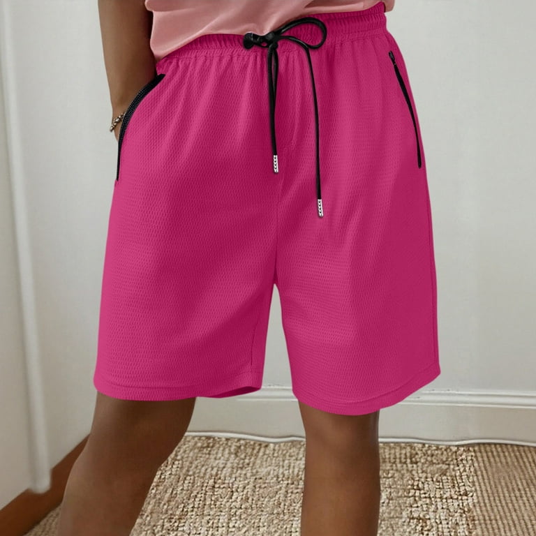 Prdecexlu Womens Gym Shorts Mesh Breathable Quick-Dry Basketball