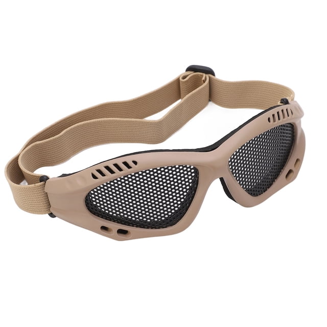 Gafas De Malla De Hierro, Tipo De Correa De Gafas De Seguridad Resistentes A Impactos Para Entrenamiento Al Aire Libre