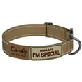 thumbnail image 4 of Pet Artist Tactical Dog Collar Heavy Duty Reflective Military Training with Personalized Name Print Patch and MAMA SAYS I AM SPECIAL Patch L XL, 4 of 11