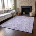 thumbnail image 6 of Addison Rugs Mayfield Washable Transitional Paisley Lavender Rectangle Rug, 2'6" x 3'10", 6 of 6