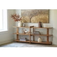 thumbnail image 2 of Signature Design by Ashley Fayemour Solid Wood Console Sofa Table, Brown, 2 of 5