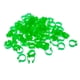 thumbnail image 4 of 100 piezas de anillos para patas de pollitos Bantam y codornices Green2.5cm Dia Interior., 4 of 6