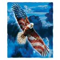 thumbnail image 2 of Boovnll 4th of July Throw Blanket, 28x39" Super Soft Cozy Patriotic Stars Stripe Fleece Blanket, Flannel Throw Blanket for Memorial Day Home Sofa Couch Bed Decor, 4th of July Decorations, 2 of 4