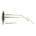 thumbnail image 3 of Womens Retro Round Luxury Hippie Circle Lens Sunglasses Smoke, 3 of 4