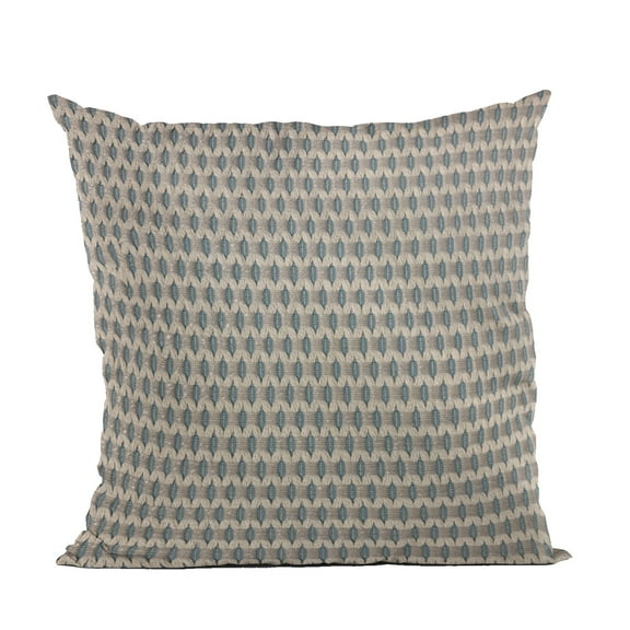 Plutus Brands Blue Rocks Dot Luxury Throw Pillow-Size:26" x 26"