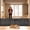 Black, variant on Retractable Baby Gate, TULILLO 42in Tall Baby Safety Gate, 150" Wide Baby Gate Dog Gate for Stair, Doorway, Auto-Lock,White