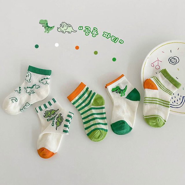 pares de calcetines bonitos para niños, primavera y verano 2023, sección fina, calcetines de malla arcoíris, parque de atracciones Wavelet Point