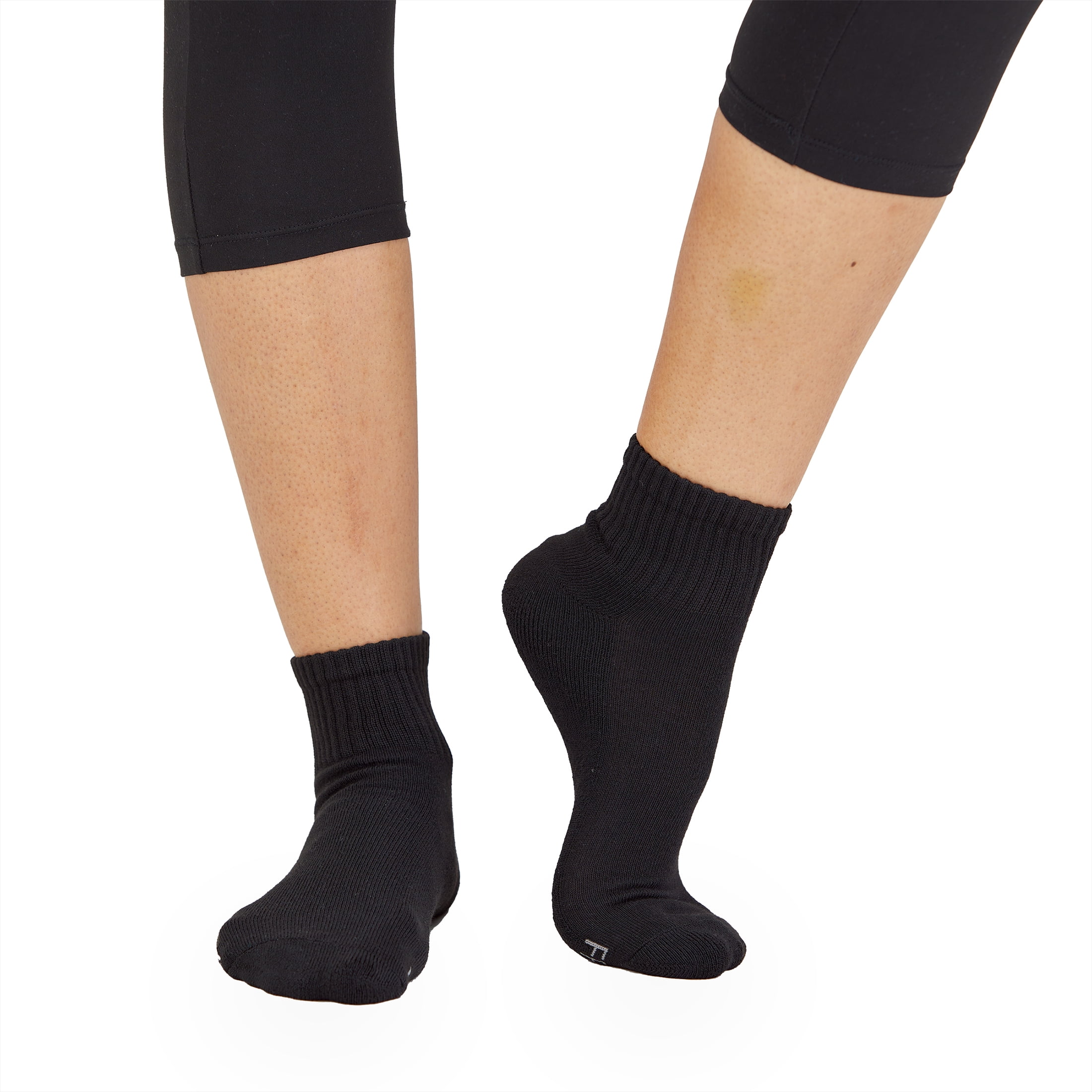Fruit of the Loom All Day Comfort Women's Socks, Sizes 4-12, 6-Pack